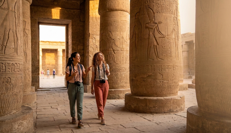 women travel egypt