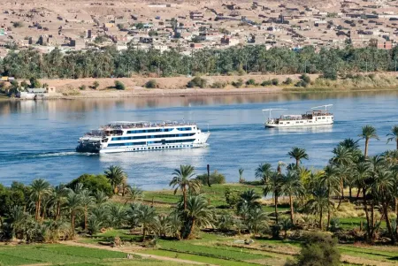 Tamr Henna Nile Cruise Ship Along the River of Pharaohs